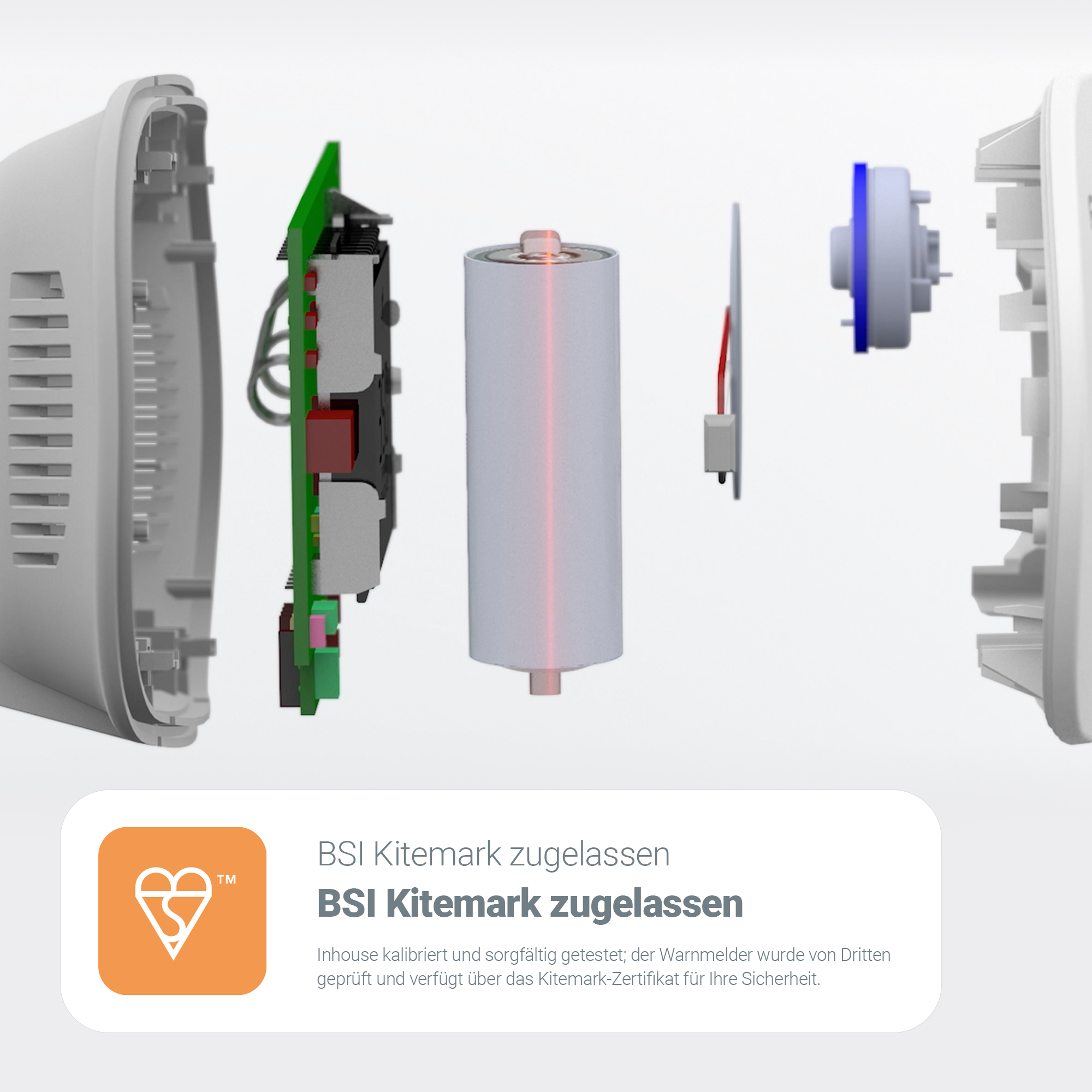 FA-3322-EUX10 Digitaler Kohlenmonoxidwarnmelder