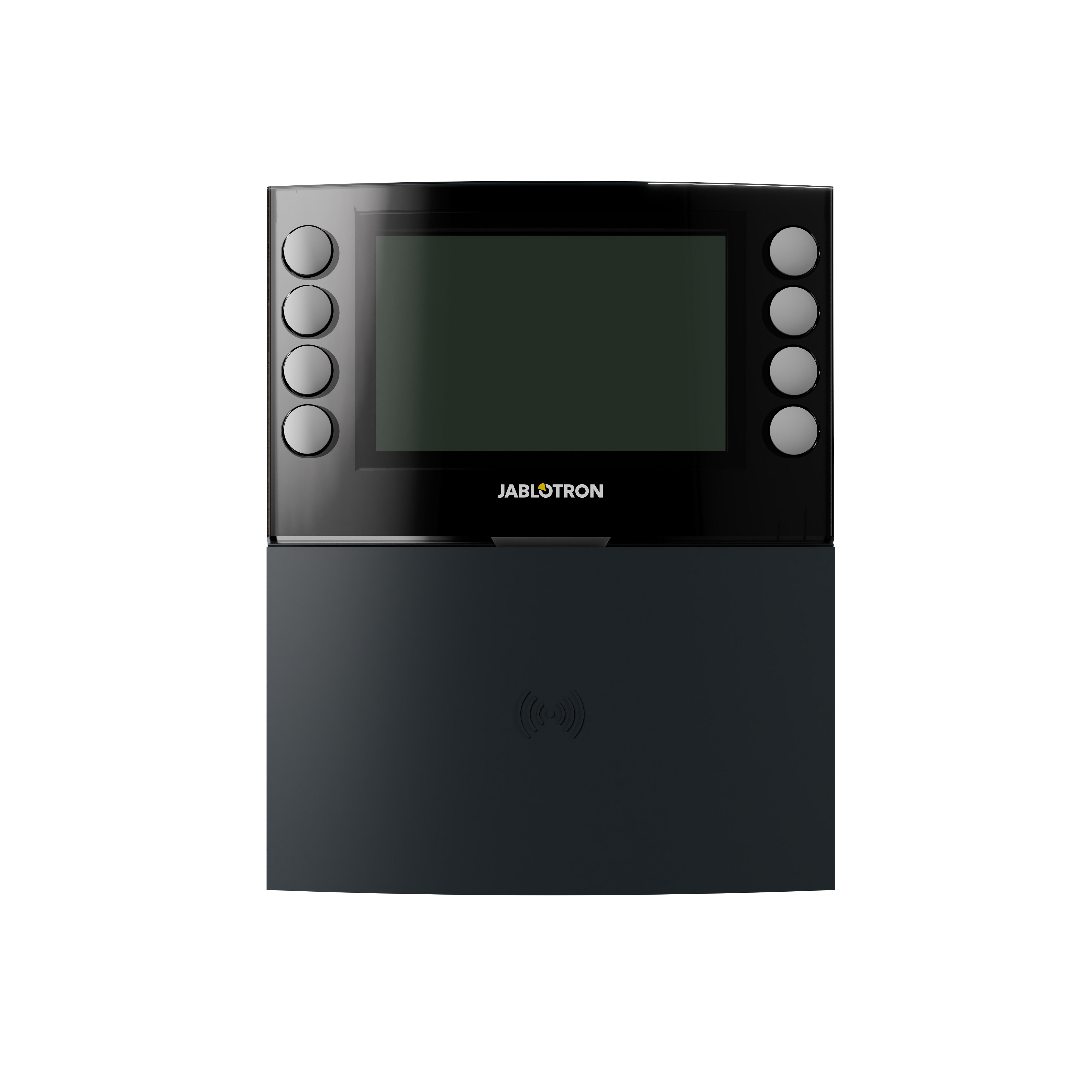 JA-115E-AN Bus Viersegmenttastatur mit Display und RFID-Leser - anthrazit