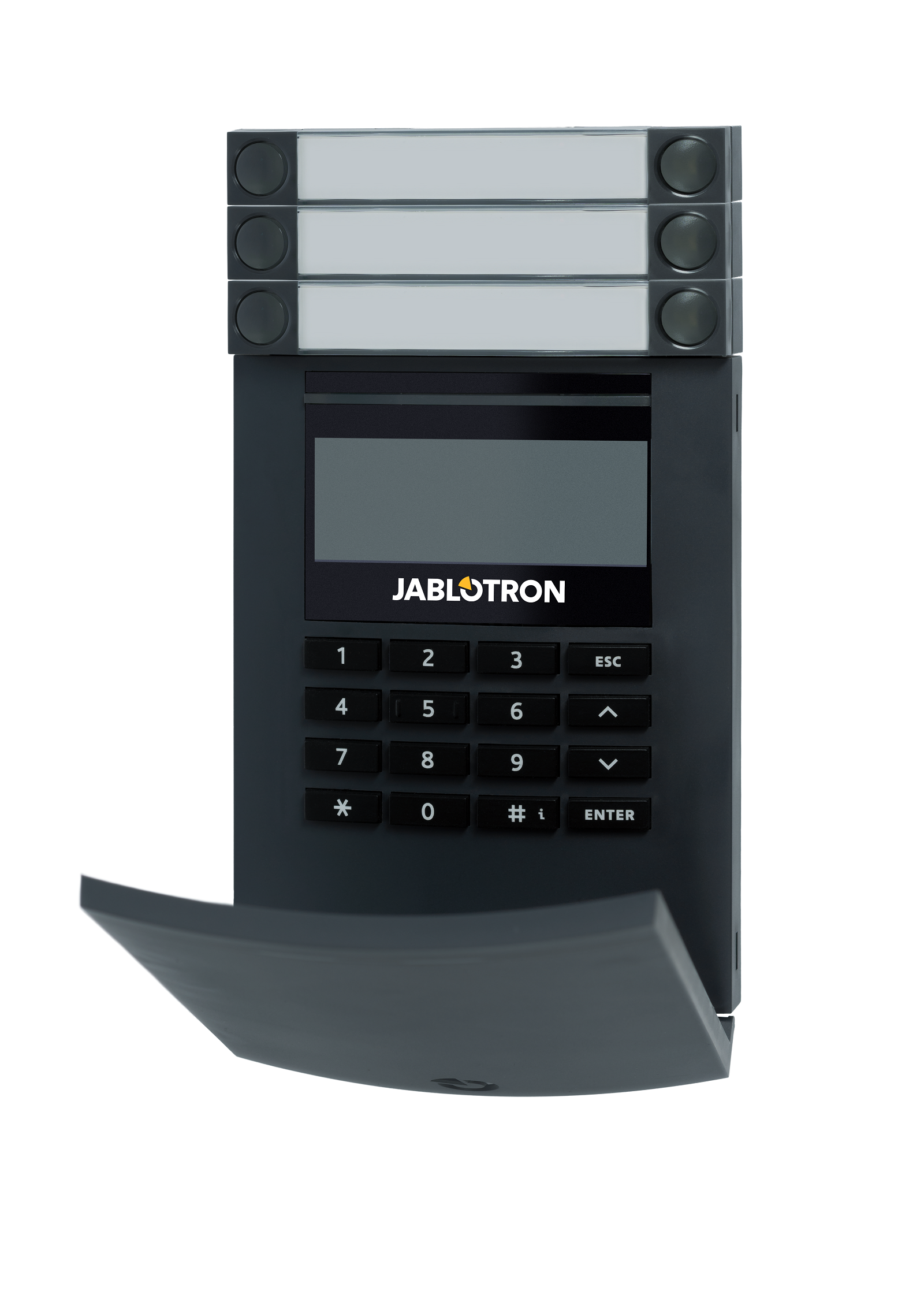 JA-154E-AN Funk-Zugangsmodul mit Display, Tastatur und RFID - anthrazit