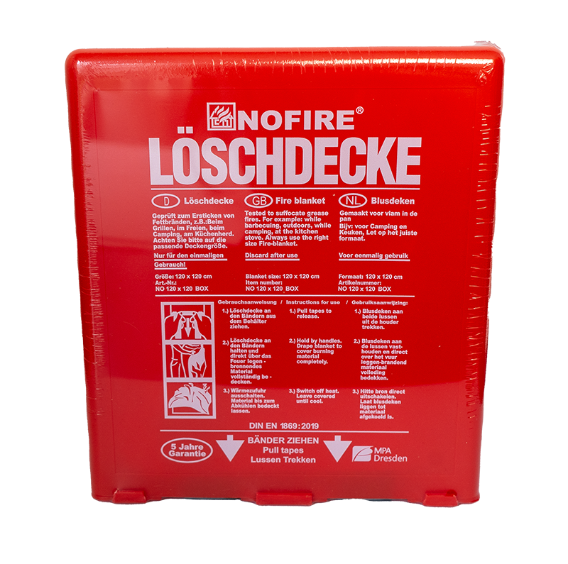 Löschdecke 120x120 Box Löschdecke 120x120 Box