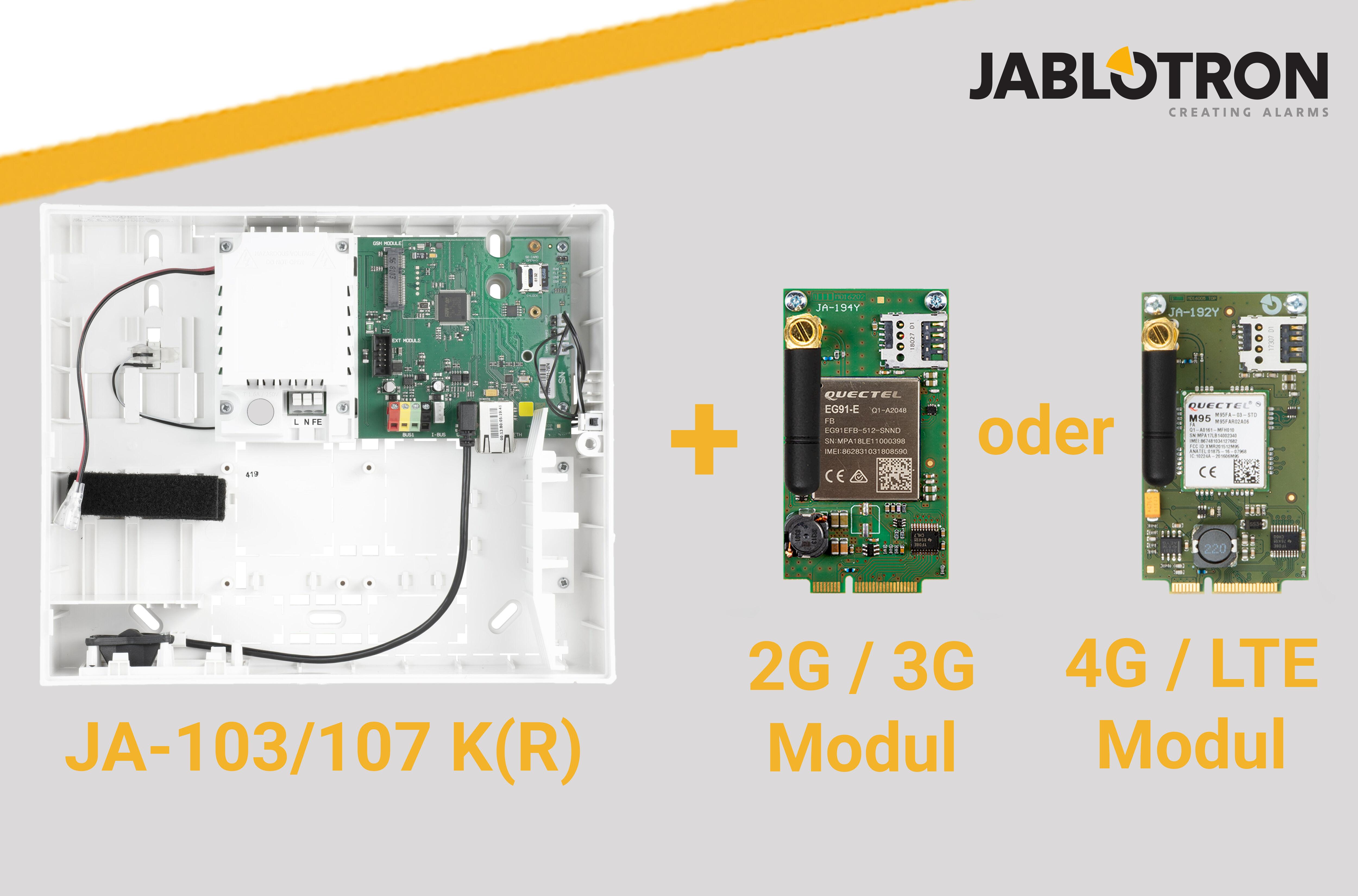 JA-107K Zentrale mit LAN-Kommunikator