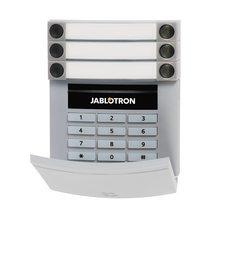 JA-113E-GR Bus-Zugangsmodul mit Tastatur und RFID - grau