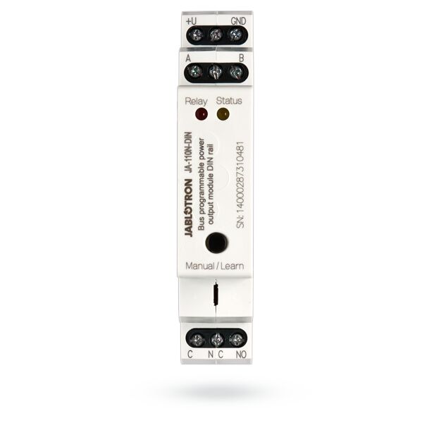 JA-110N-DIN Bus-DIN-Stromausgangsmodul JA-110N-DIN Bus-DIN-Stromausgangsmodul