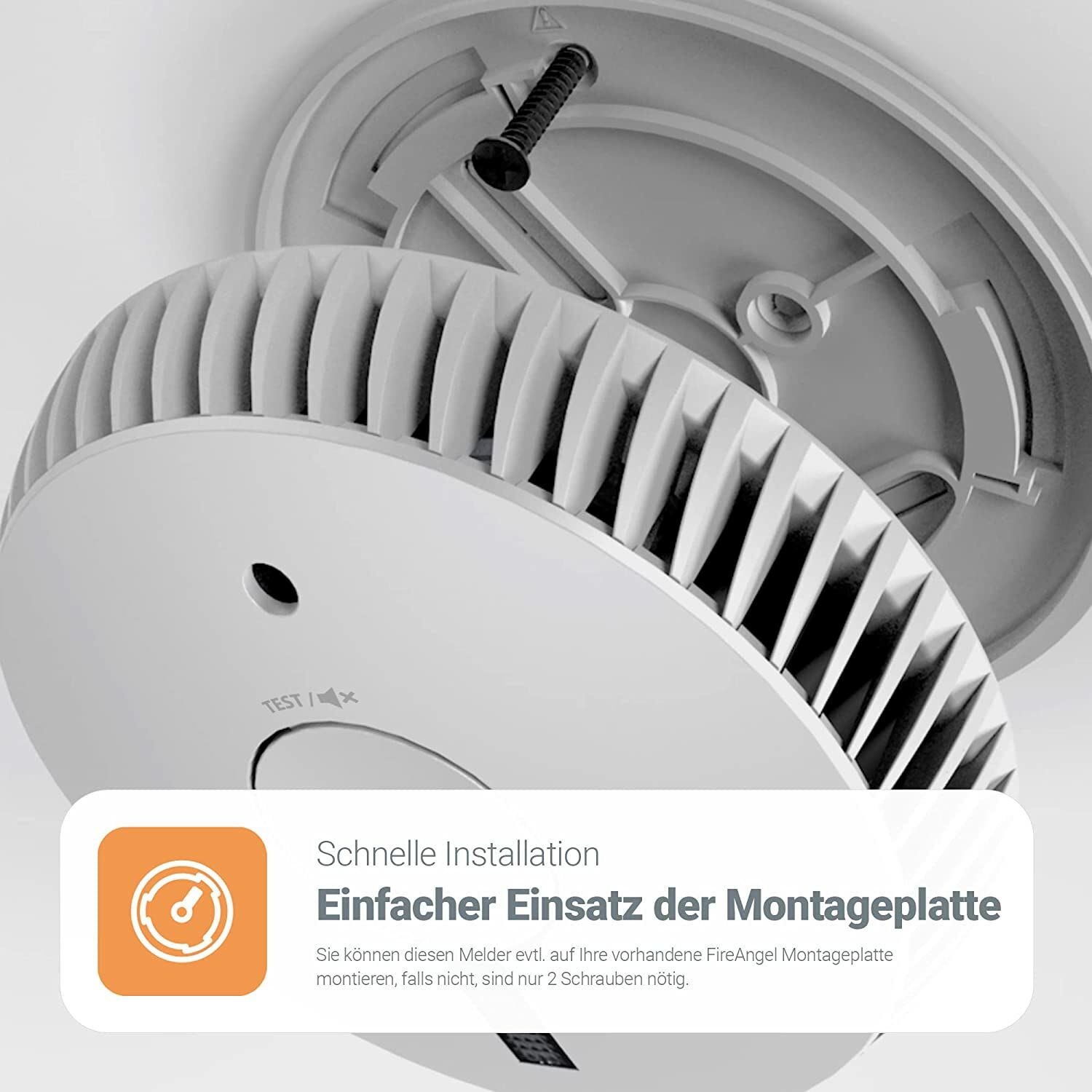 FA-6111-INT Optischer Rauchwarnmelder mit Fluchtlicht