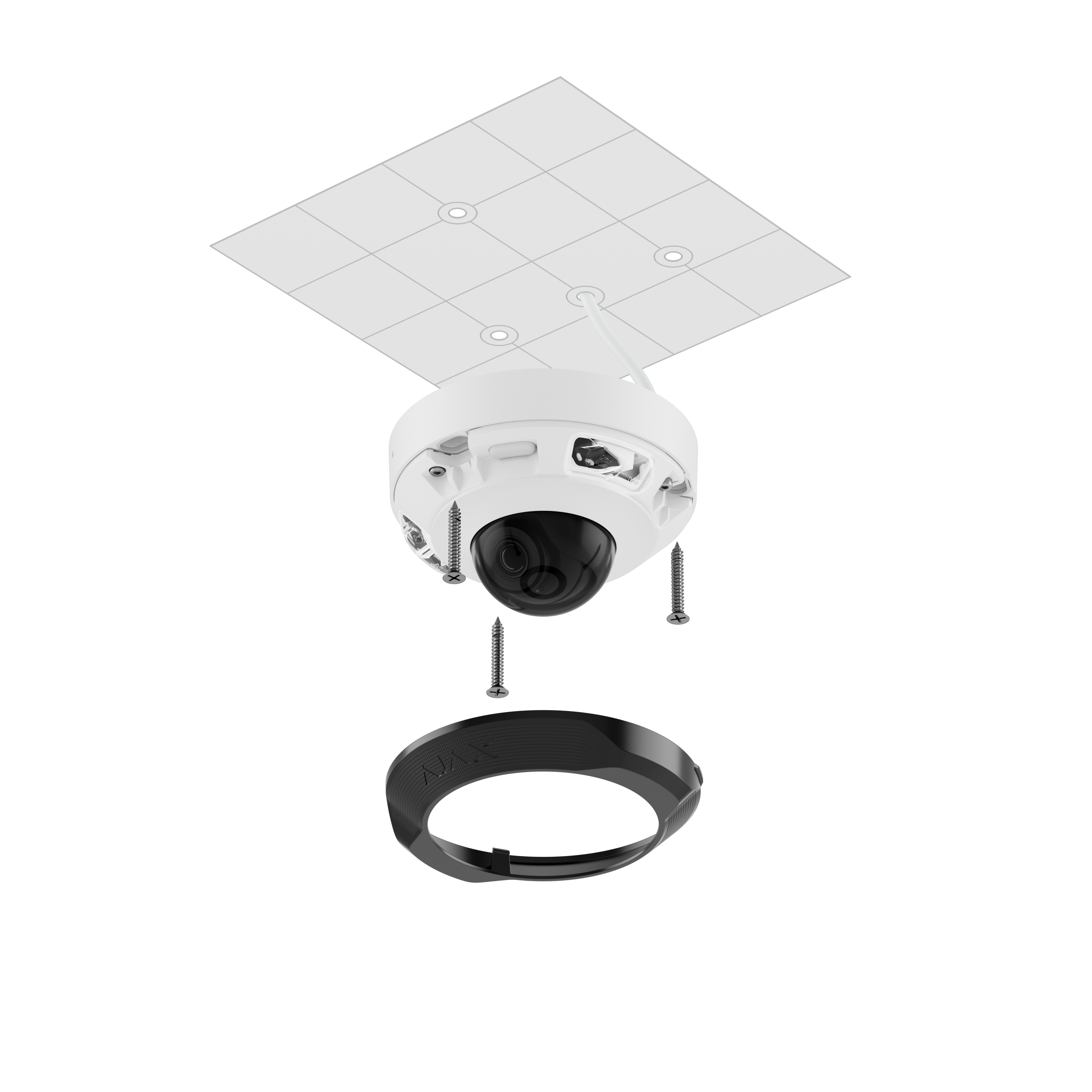 DomeCam Mini (8 Mp/2.8 mm) Weiß