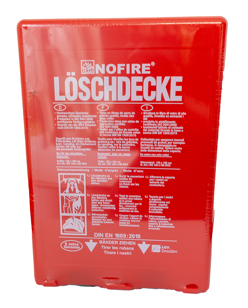 Löschdecke 120x180 Box Löschdecke 120x180 Box