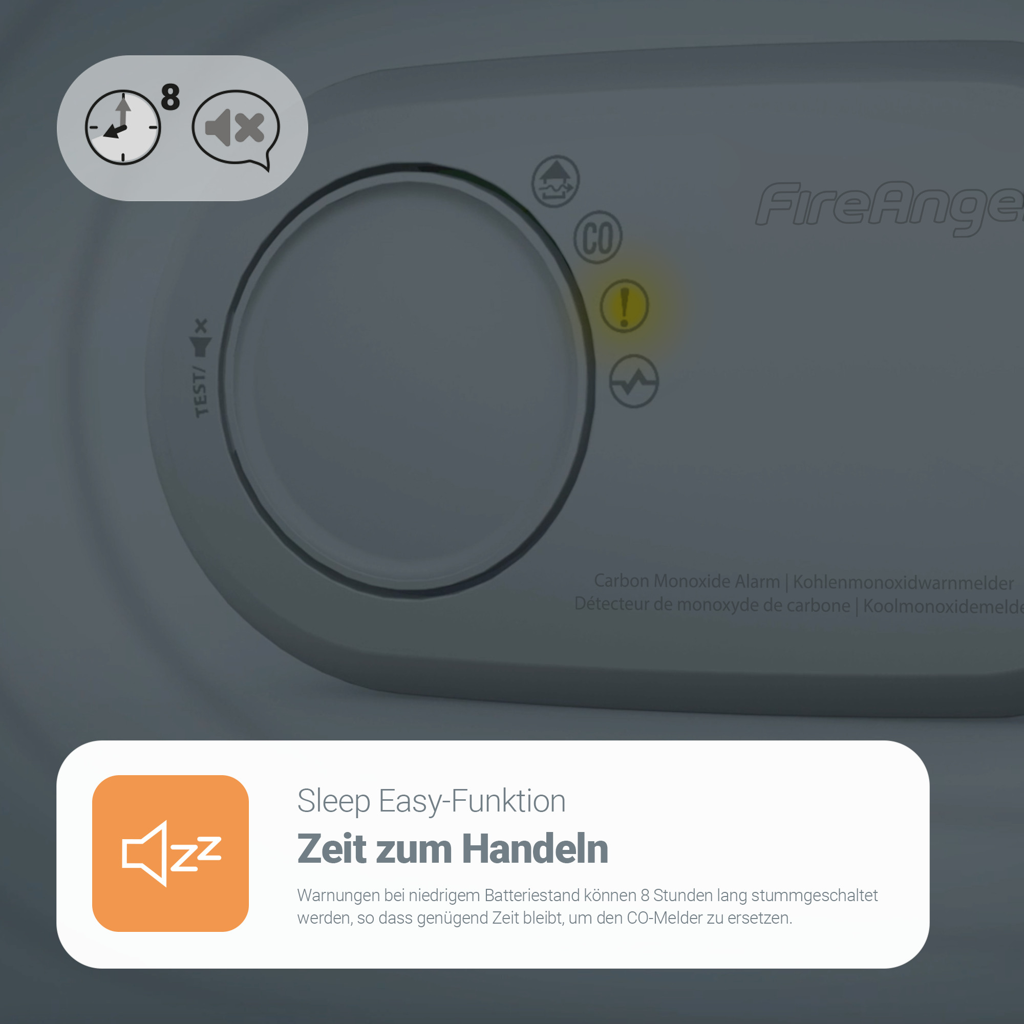 FA-3820-EUX10 Kohlenmonoxidwarnmelder