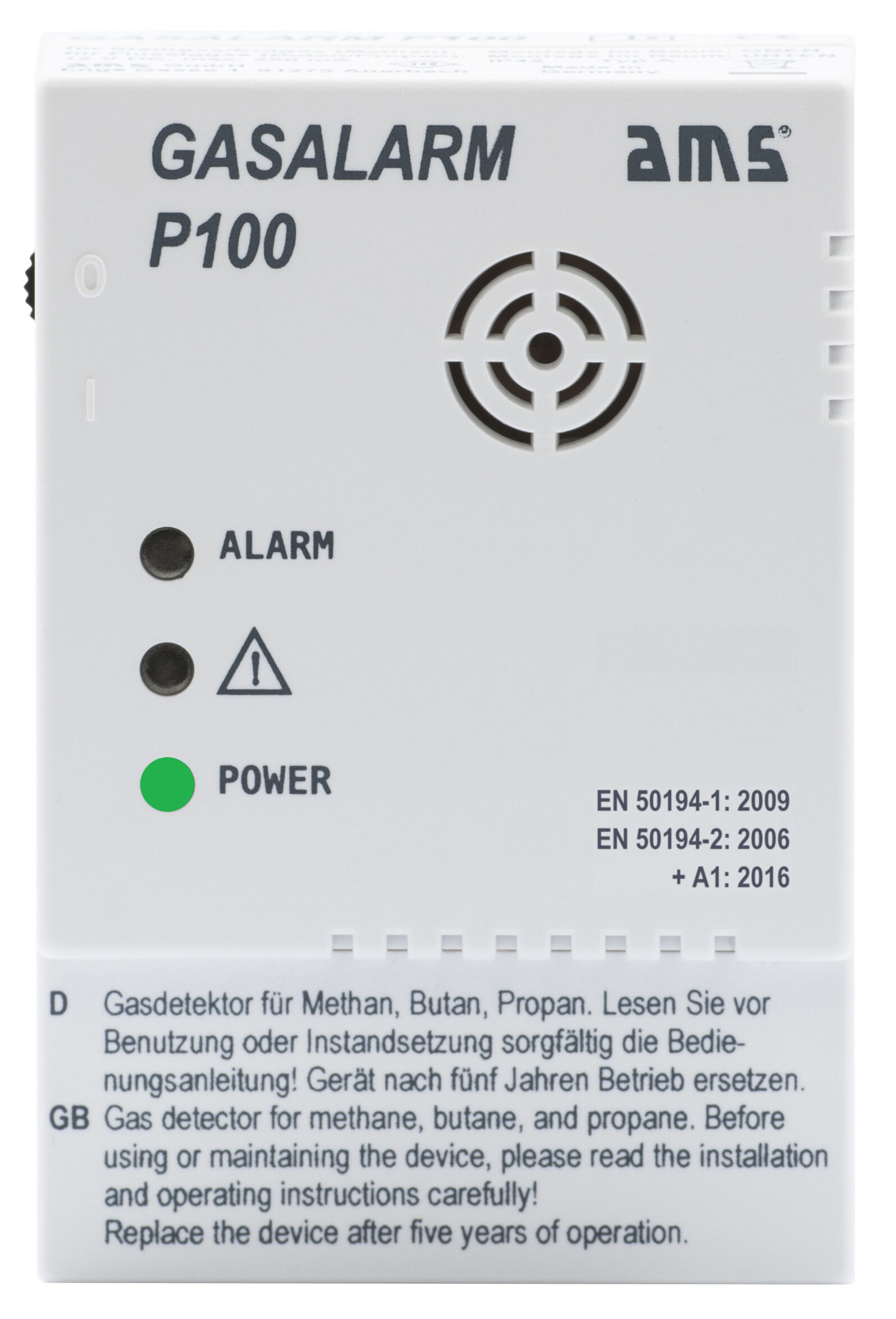 Gas Alarm P100 Gasmelder 12V