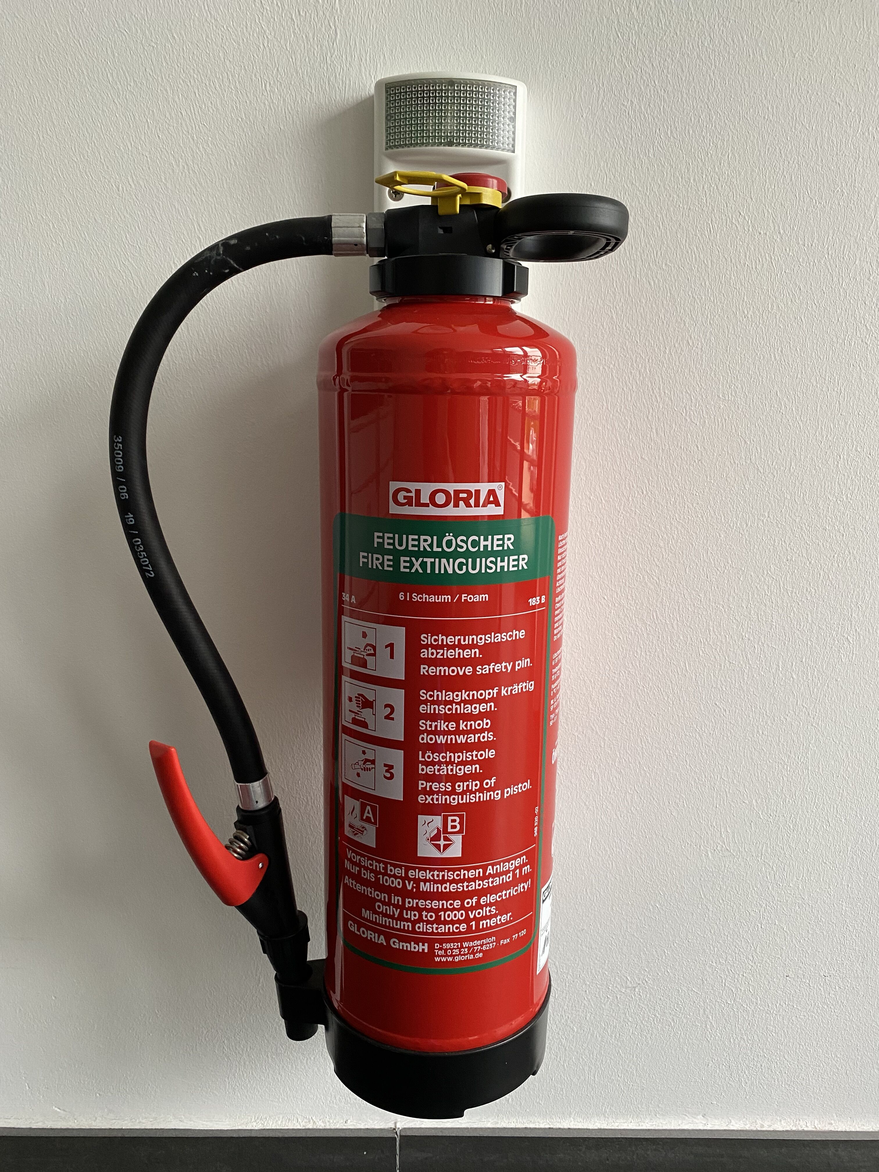 Protector ST-01 Überwachungs- und Alarmierungssystem für Feuerlöscher